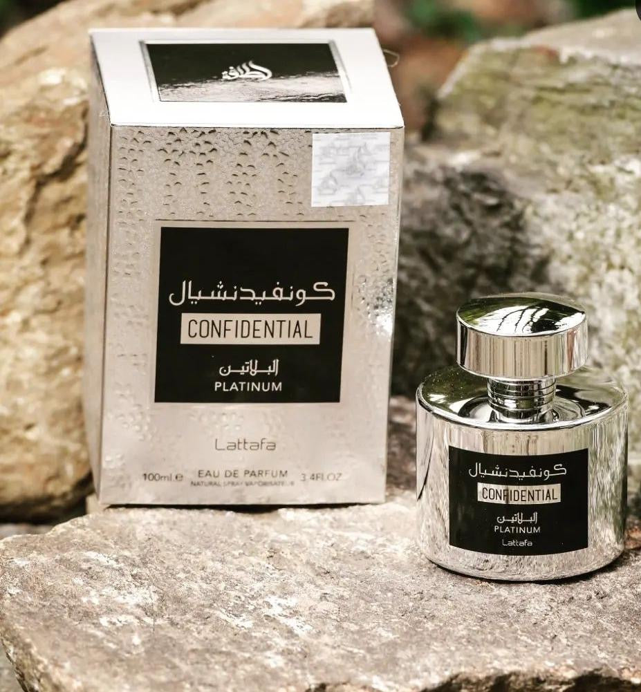 Lattafa Confidential Platinum, Apa de parfum unisex 100 ml