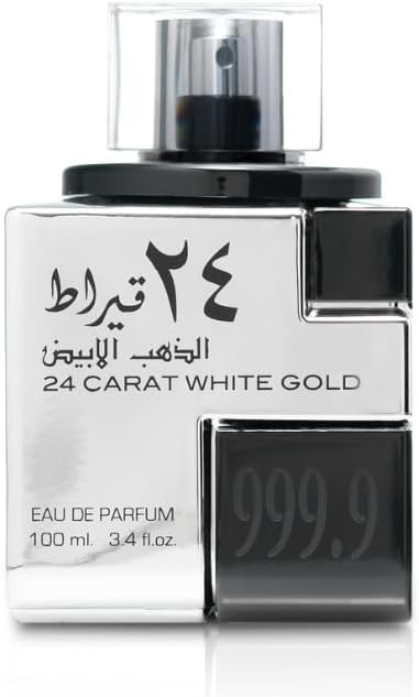 Lattafa 24 Carat White Gold, Apa de parfum unisex 100 ml