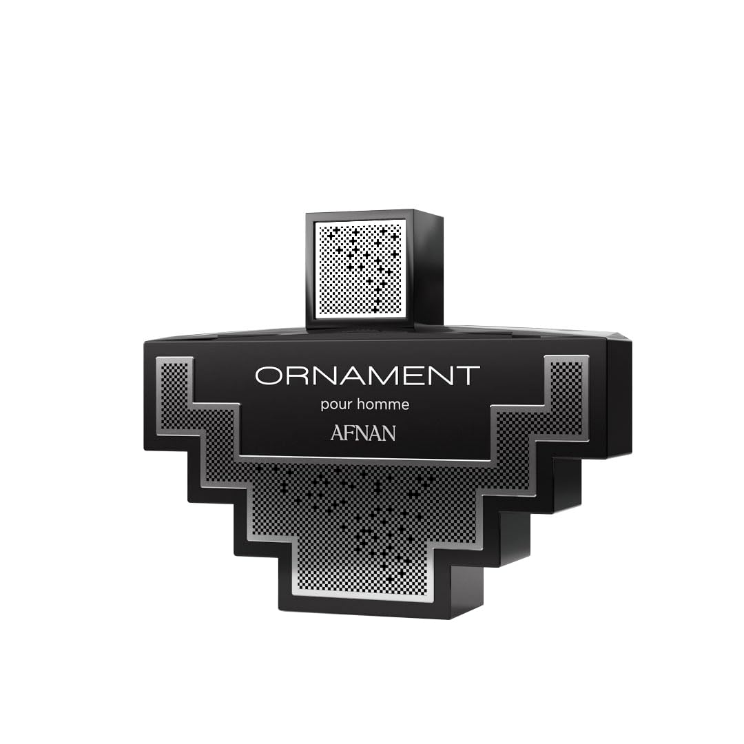 AFNAN Ornament Black Pour Homme, Apa de parfum pentru bărbați 100 ml