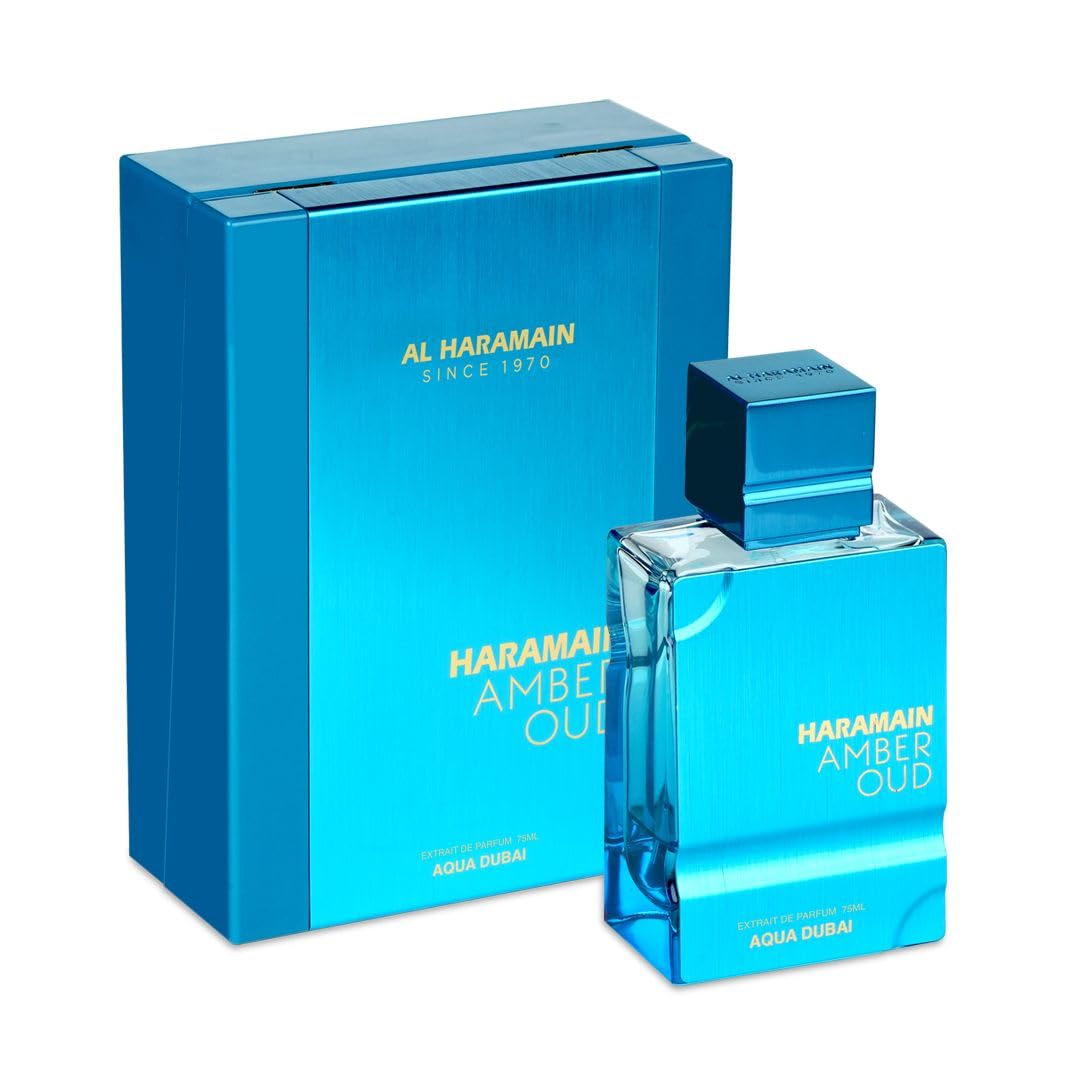 Al Haramain, Amber Oud Aqua Dubai, Extract de parfum, Unisex, 75 ml