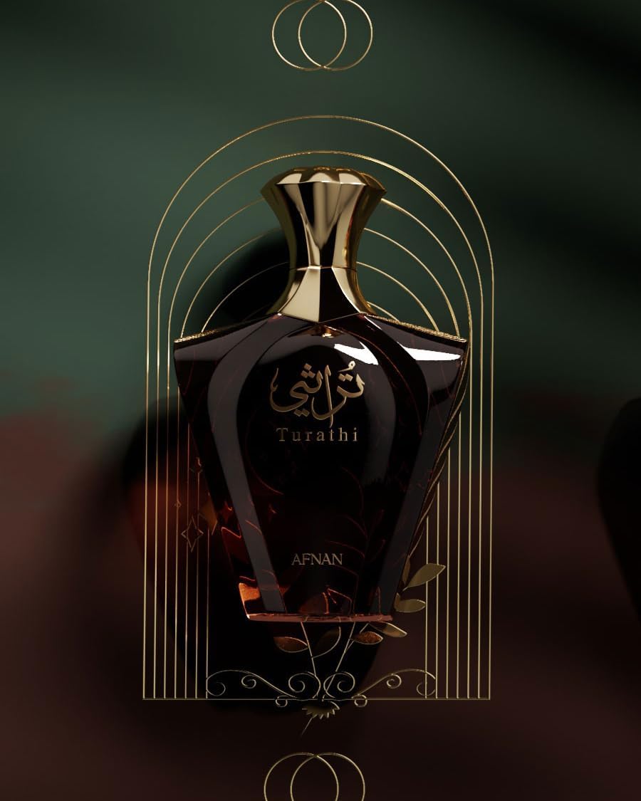 AFNAN Turathi Homme Brown,Apa de parfum pentru barbati 90 ml