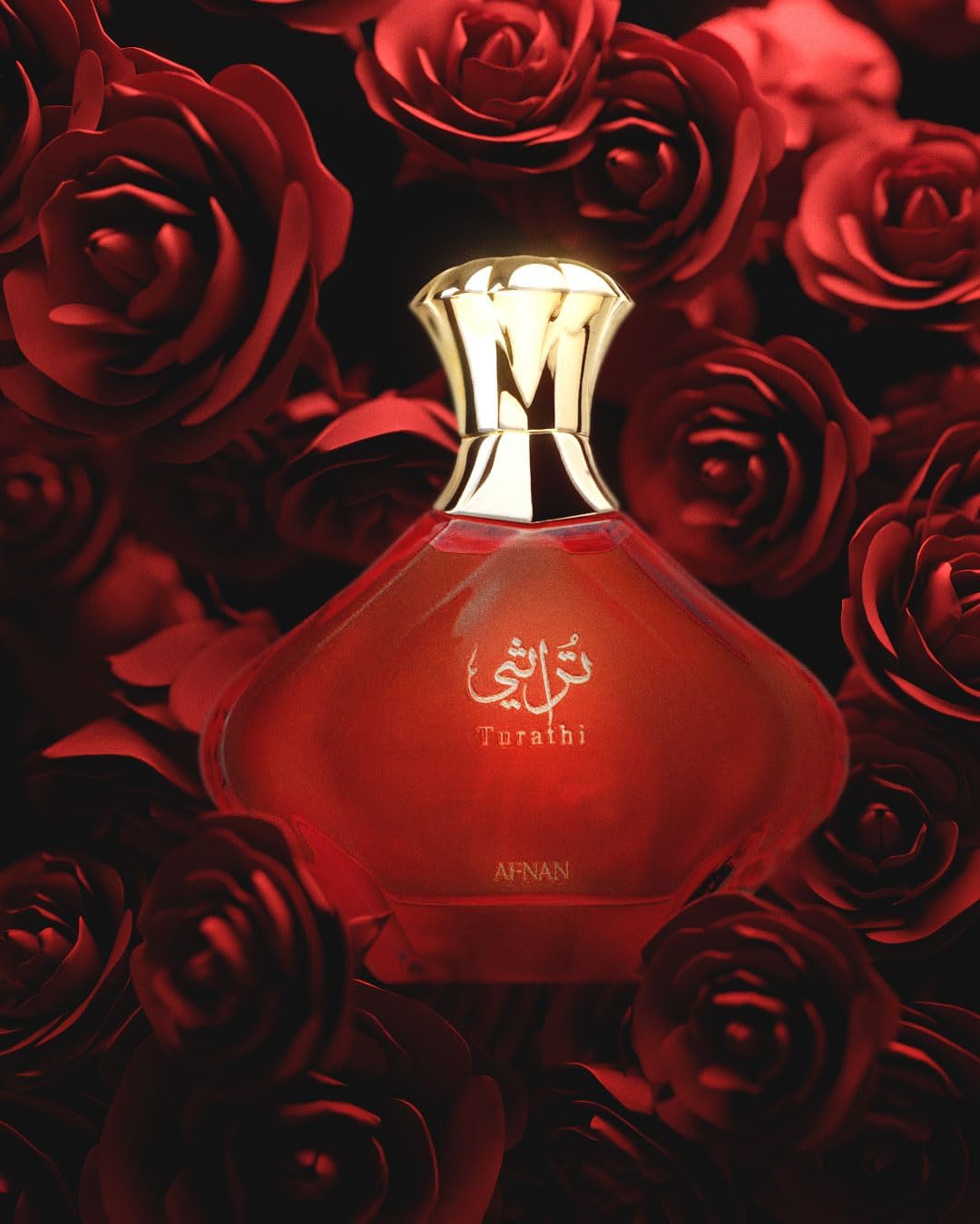 AFNAN Turathi Femme Rosu,Apa de parfum pentru femei 90 ml