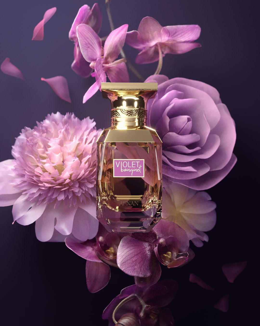AFNAN Violet Bouquet,Apa de parfum pentru femei 80 ml