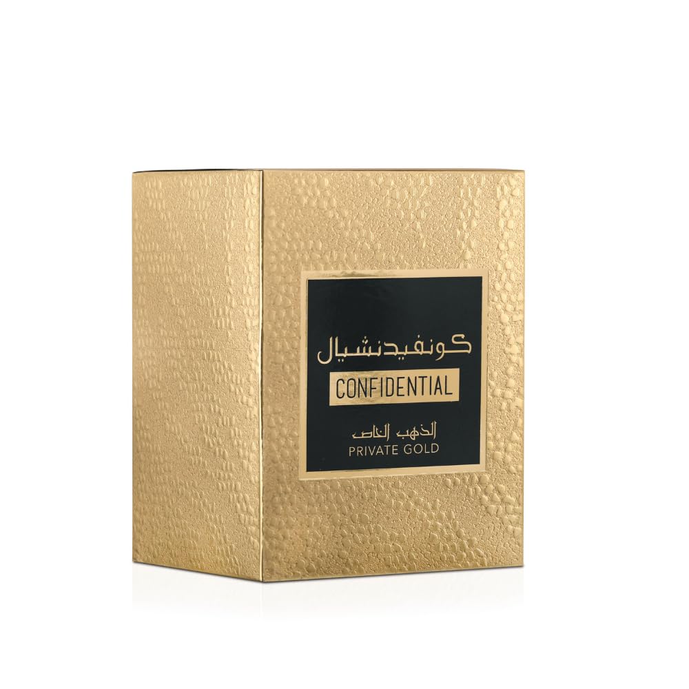 Lattafa Confidential Private Gold, Apa de parfum unisex 100 ml