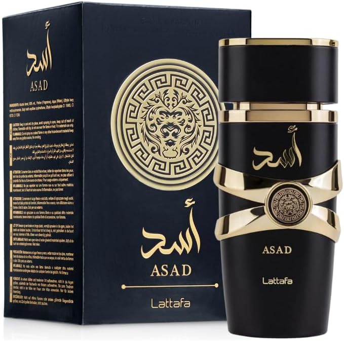 Lattafa Asad apa de parfum 100 ml de barbati inspirat din Sauvage Elixir