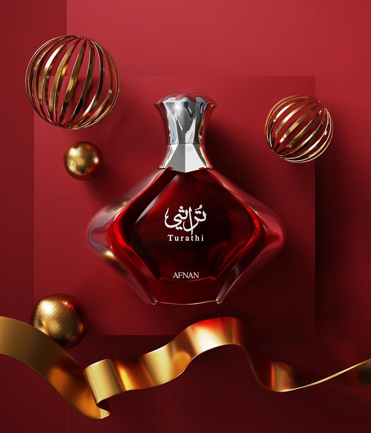 AFNAN Turathi Femme Rosu,Apa de parfum pentru femei 90 ml