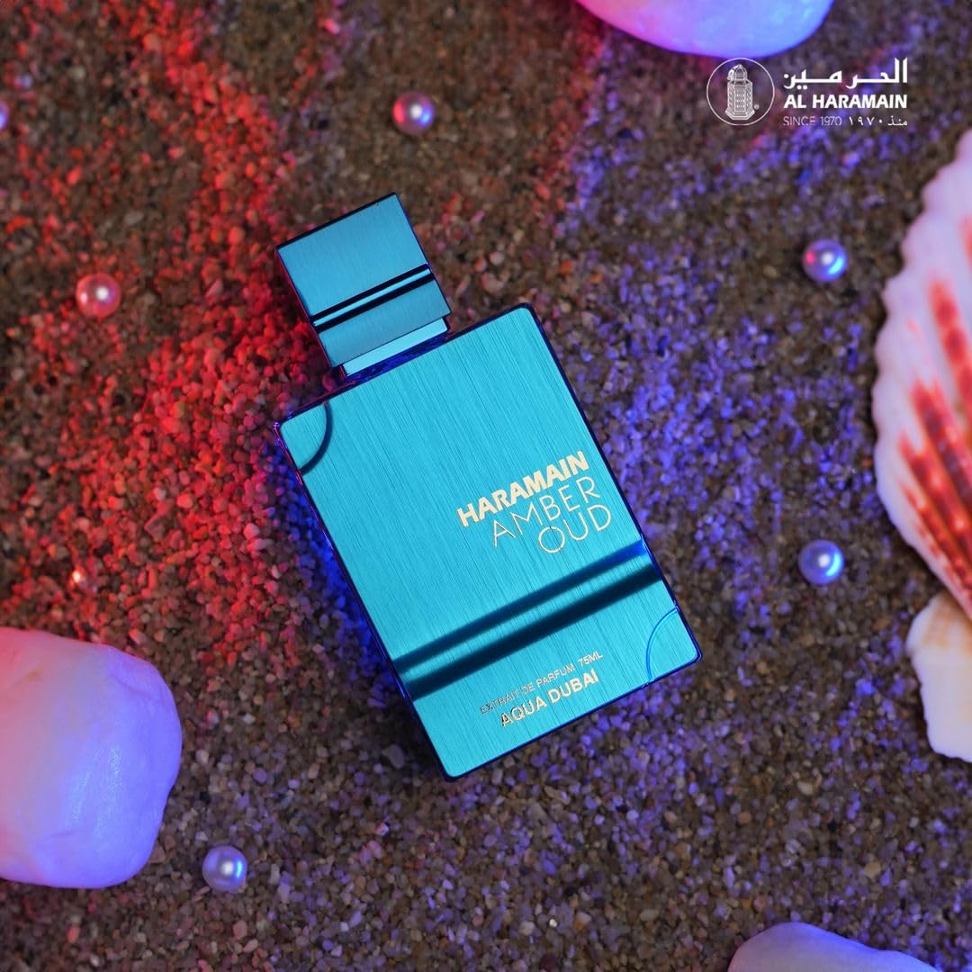 Al Haramain, Amber Oud Aqua Dubai, Extract de parfum, Unisex, 75 ml