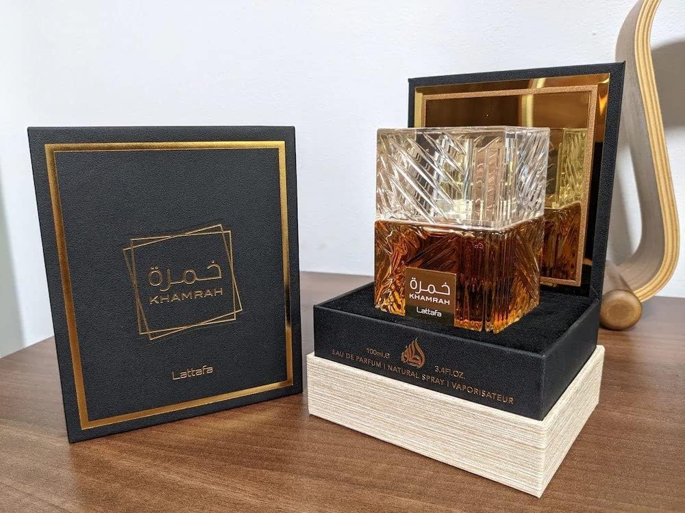 Lattafa KHAMRAH eau de parfum 100ml unisex inspirat din Kilian Angels` Share 100ml