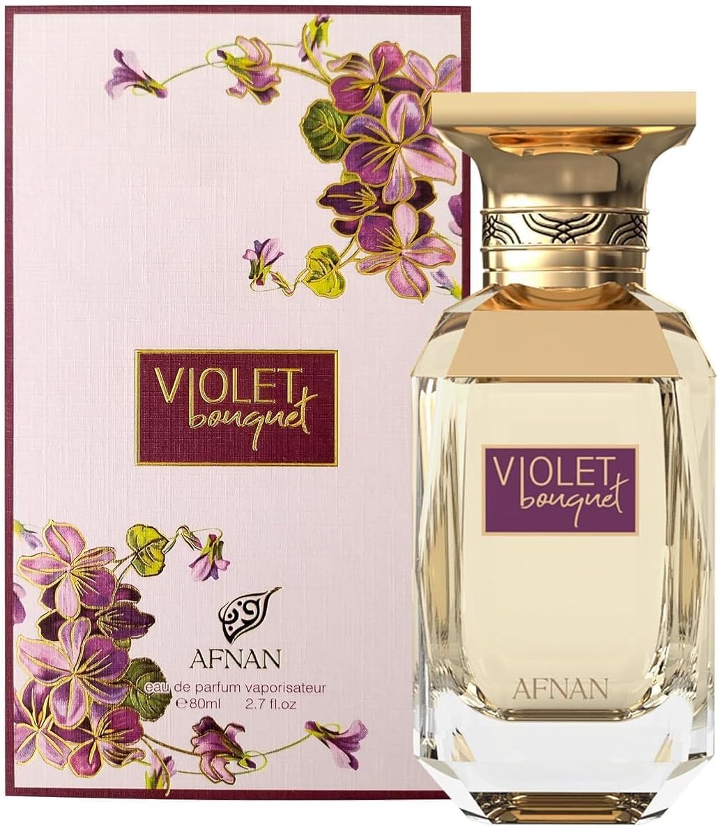 AFNAN Violet Bouquet,Apa de parfum pentru femei 80 ml