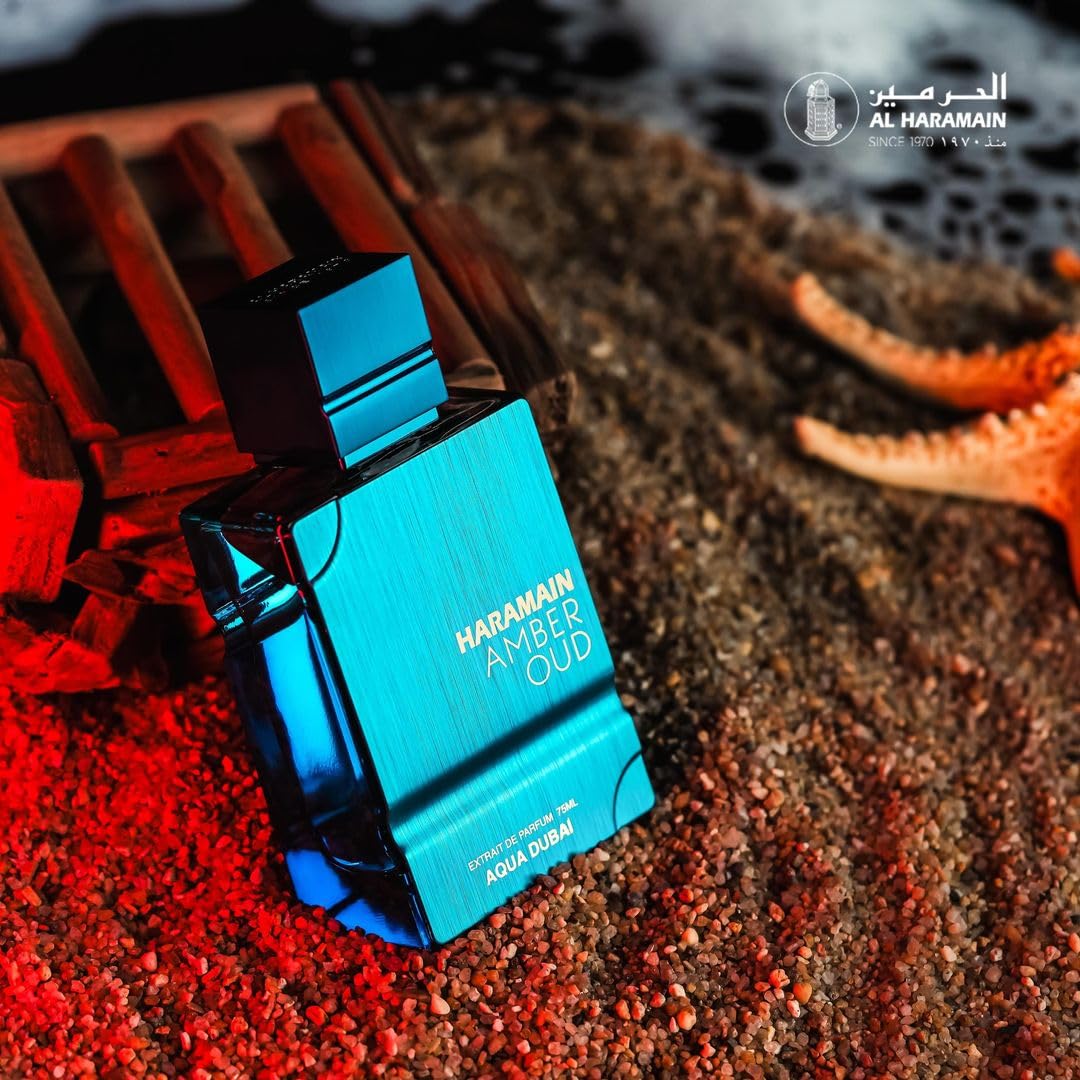 Al Haramain, Amber Oud Aqua Dubai, Extract de parfum, Unisex, 75 ml