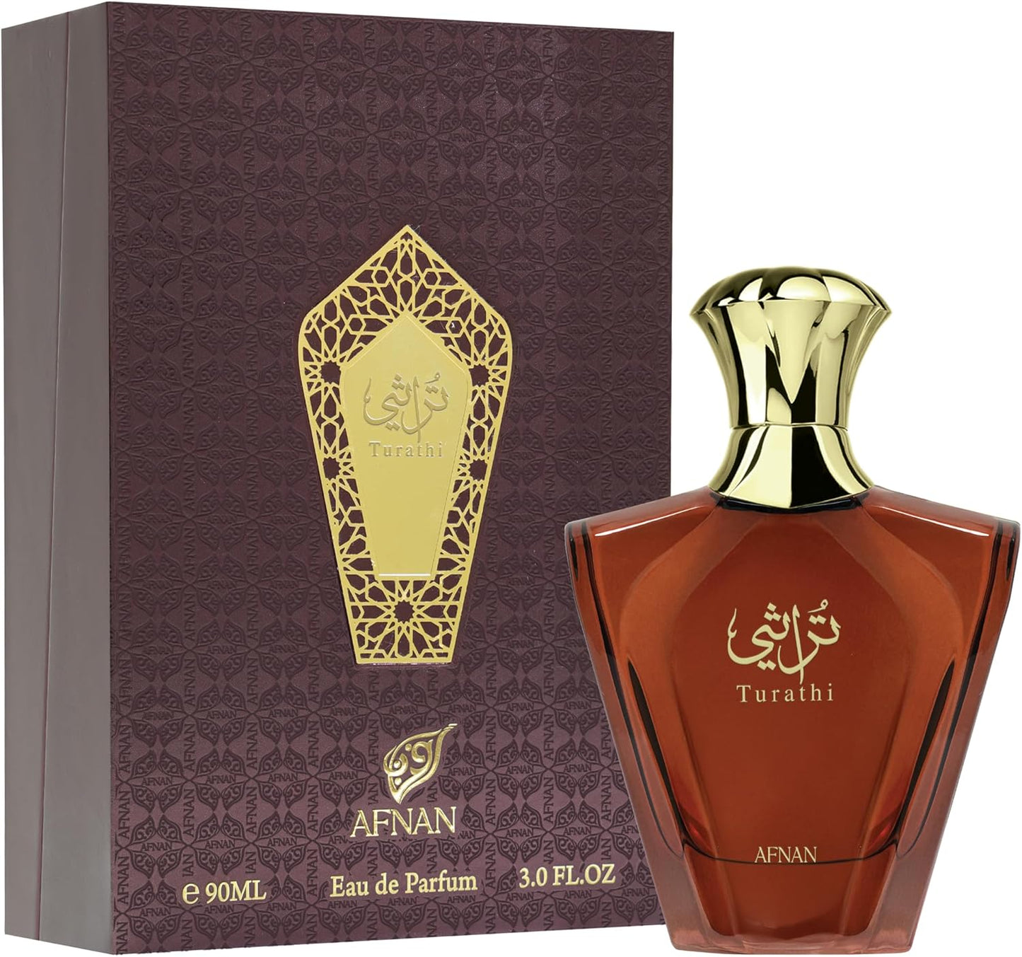 AFNAN Turathi Homme Brown,Apa de parfum pentru barbati 90 ml