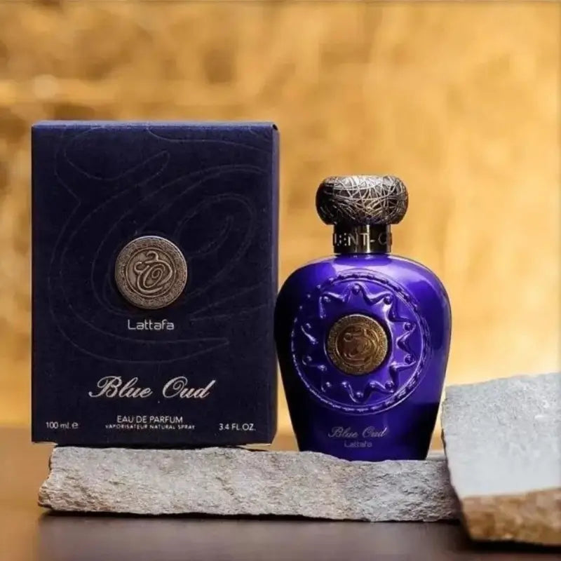 Lattafa Blue Oud, Apa de parfum unisex 100 ml