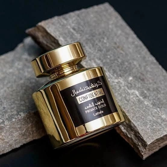 Lattafa Confidential Private Gold, Apa de parfum unisex 100 ml