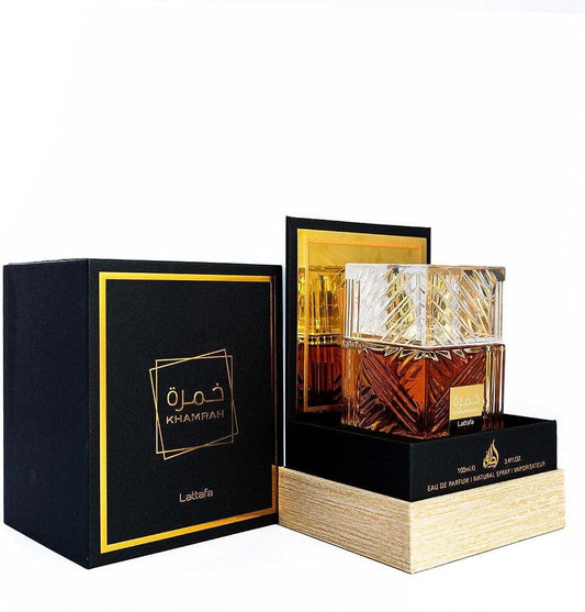 Lattafa KHAMRAH eau de parfum 100ml unisex inspirat din Kilian Angels` Share 100ml