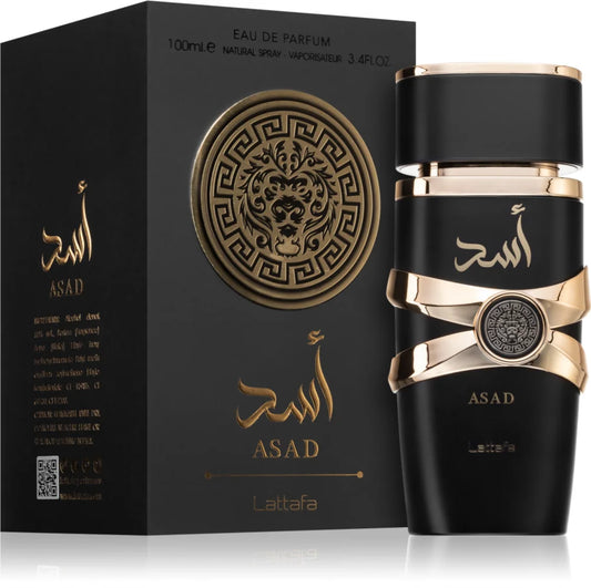 Lattafa Asad apa de parfum 100 ml de barbati inspirat din Sauvage Elixir