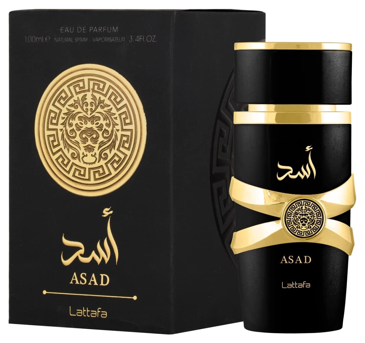 Lattafa Asad apa de parfum 100 ml de barbati inspirat din Sauvage Elixir